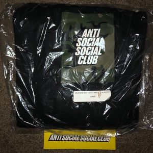 ANTI SOCIAL SOCIAL CLUB camo box black hoodie.